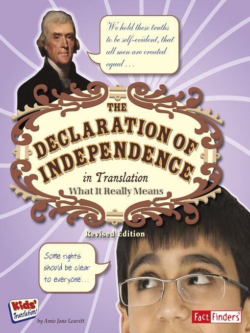 Title details for The Declaration of Independence in Translation by Amie Jane Leavitt - Wait list